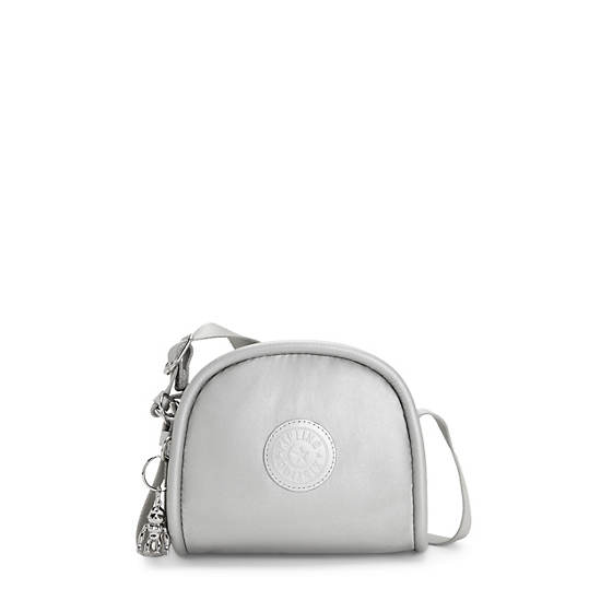 Kipling Jesper Metallic Crossbody Väska Silver | SE 2032ZU